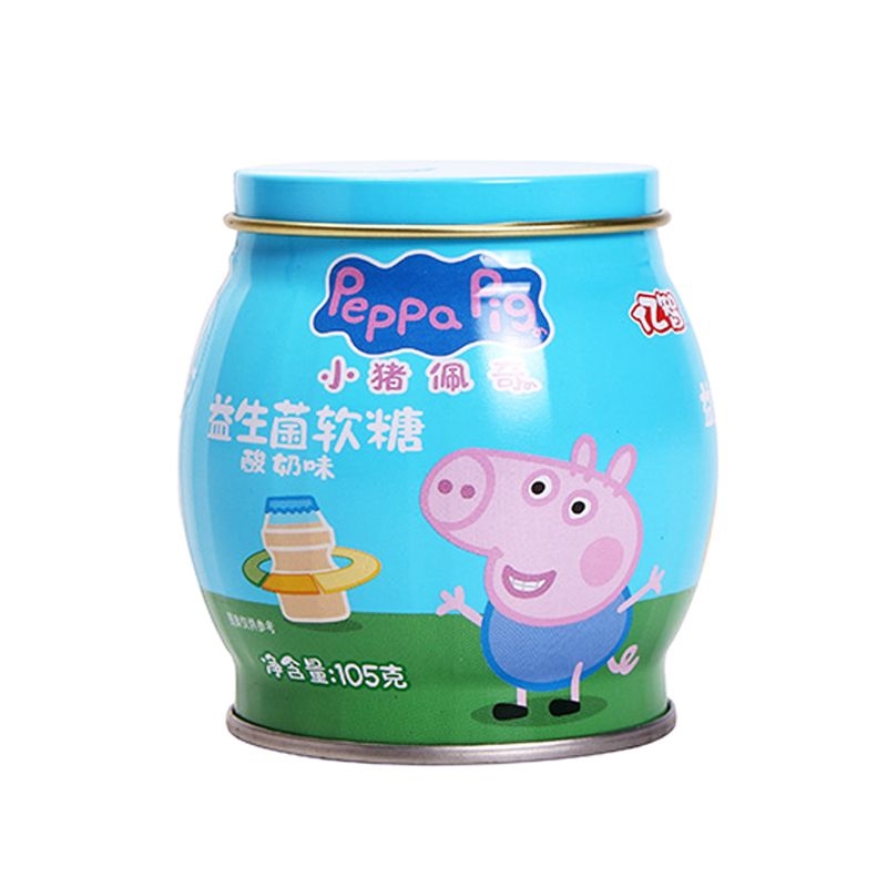 （小豬佩奇）益生菌軟糖（酸奶味）滅活型（圓罐）